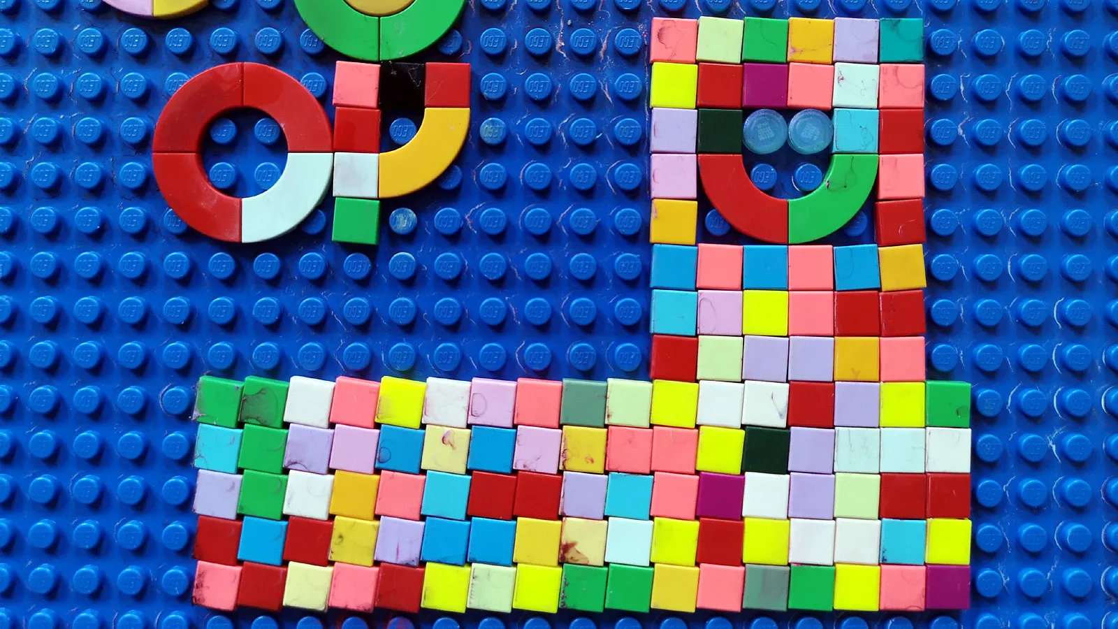 Druck mit Klemmbausteinen