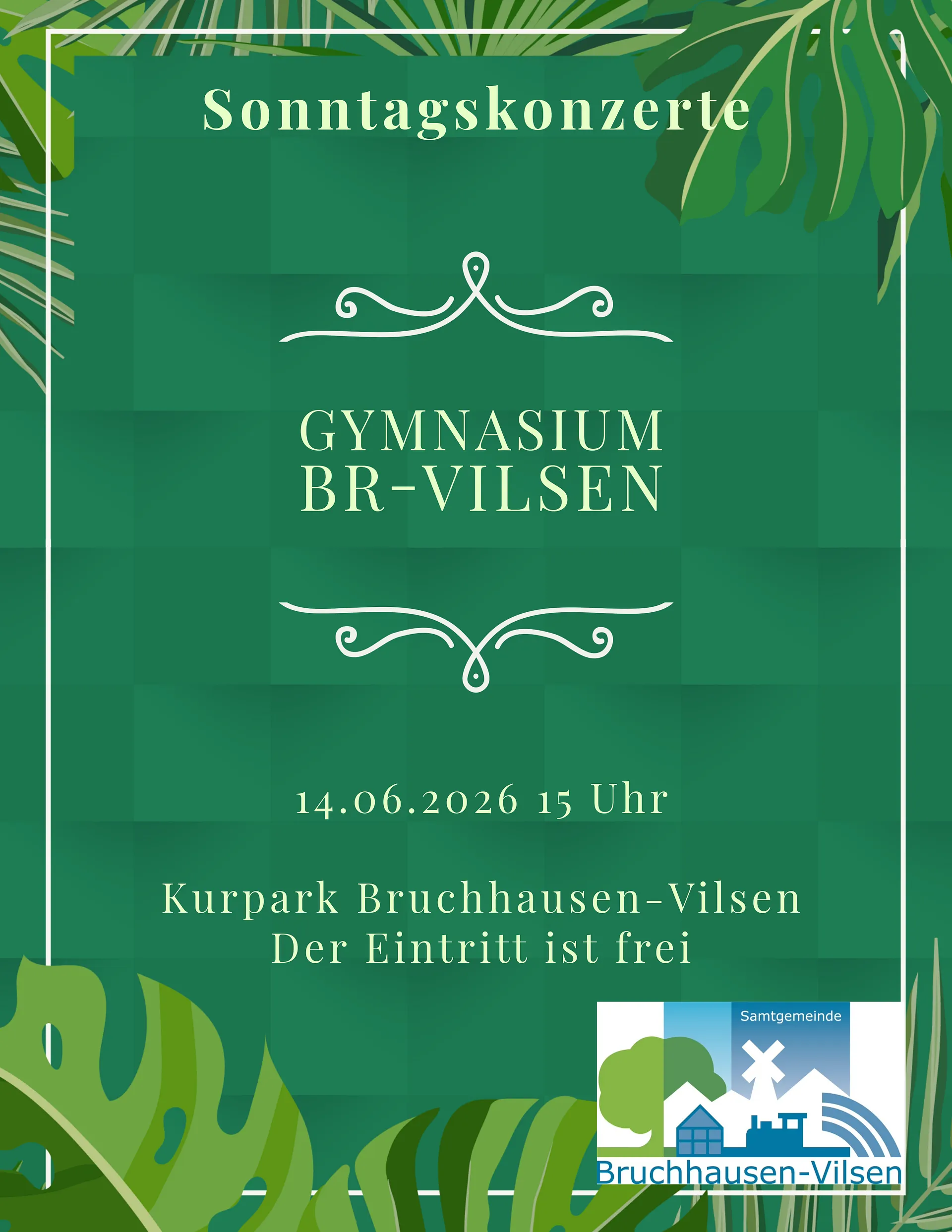 Sonntagskonzert mit dem Gymnasium Bruchhausen-Vilsen