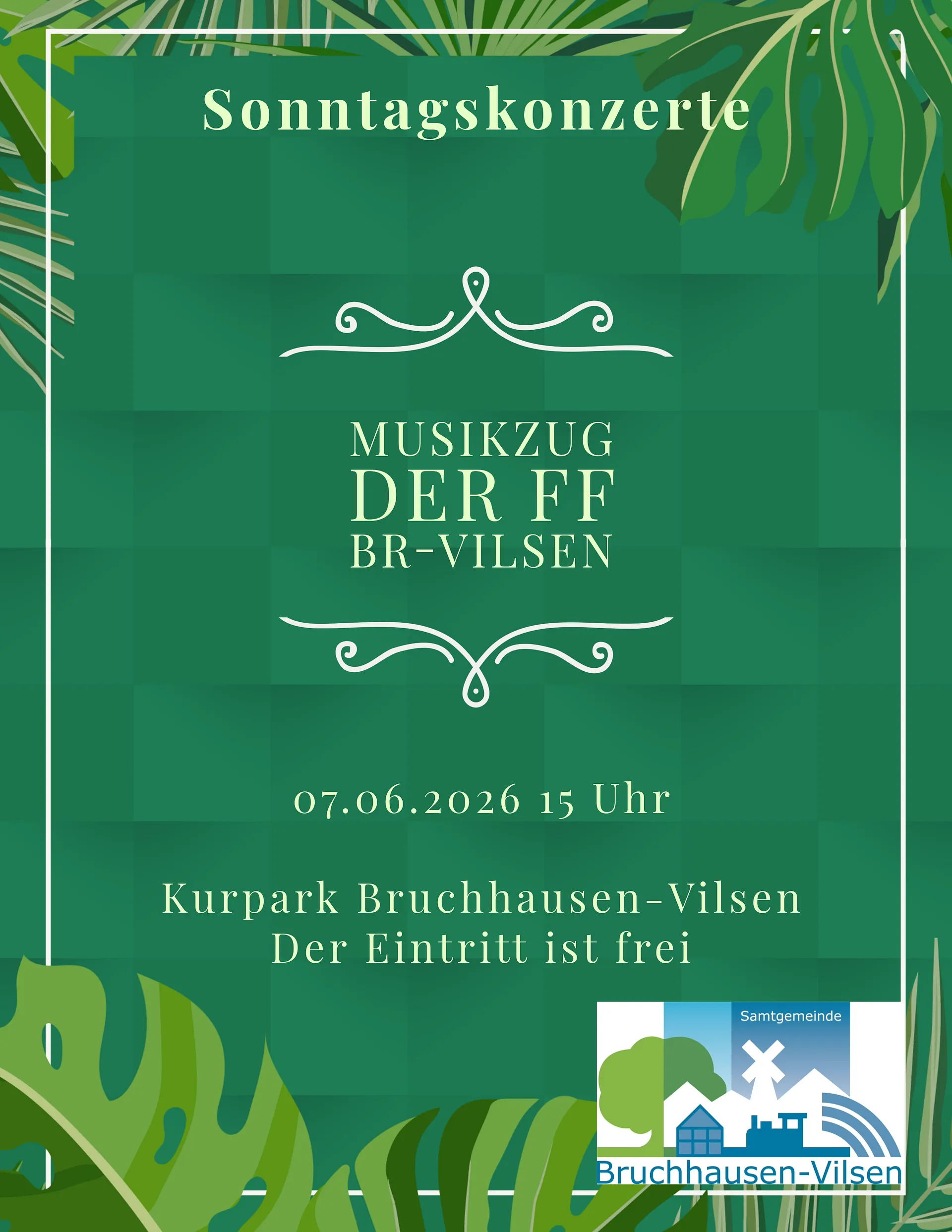 Sonntagskonzert mit dem Musikzug der FF Bruchhausen-Vilsen