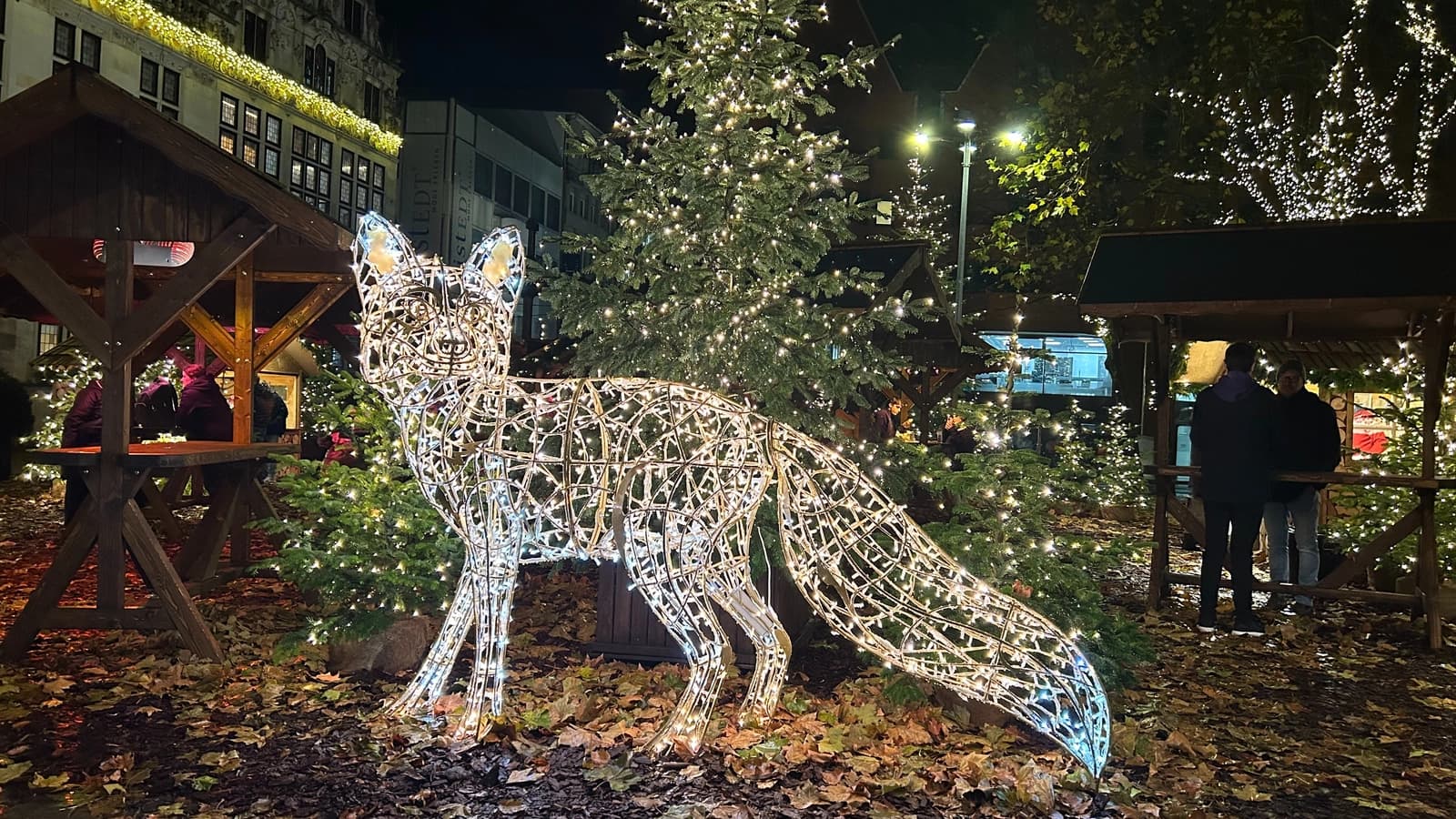 Ansgari Winterwald Bremen - winterliche Atmosphäre am Ansgarikirchhof